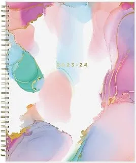 Blue Sky Ashley G for 2023-2024 Academic Year Weekly and Monthly Planner, 8.5' x 11', Flexible Cover, Wirebound, Multi Color Smoke (133681-A24)