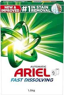 Ariel Fast Dissolving Laundry Detergent Powder, 1.5 KG