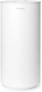 Brabantia - Mindset Toilet Roll Dispenser - Room for 2 Spare Rolls - Fits All Regular Roll Sizes - Smart Lift System - Corrosion Resistant - Bathroom Accessory - Fresh White - 30 x 15.1 x 13.7 cm