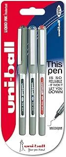 uni-ball Eye Fine UB-157 Rollerball Pen - Assorted Colours (Pack of 3)