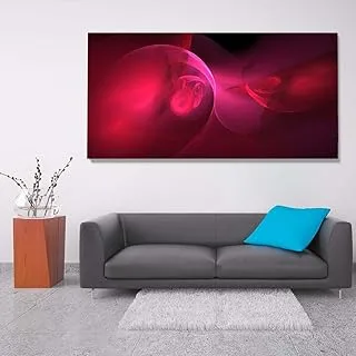 Pink parading, Canvas wall art, Pink, Canvas, 1 Piece, 150 x 75 cm By(BPA®)