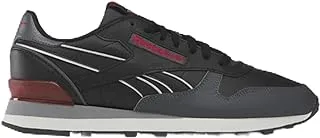 Reebok Classic Leather Clip Unisex Cblack/Purgry/Vecred Shoes 43