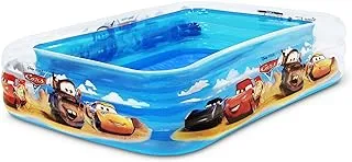 GoFloats Disney Pixar Cars 8 ft x 6 ft Inflatable Pool by GoFloats - Inflatable Swimming Pool for Kids and Adults,Blue