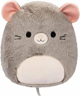 Squishmallows Fuzzamallow Misty Mouse Stuffed Animal, 12-Inch Size, Grey