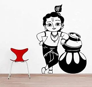 BPA® Lord Krishna Wall Decals for Living Room, Home Decor, Waterproof Wall Stickers