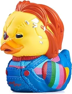 TUBBZ Boxed Edition Scarred Chucky Collectible Vinyl Rubber Duck Figure - Official Chucky Merchandise - TV, Movies & Video Games