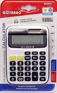 MOTARRO- New Edition 12 digit basis calculator for School,college and office use