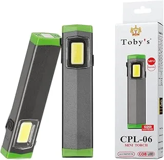 توبي CPL-06 3W COB LED شعلة يدوية صغيرة من الألومنيوم