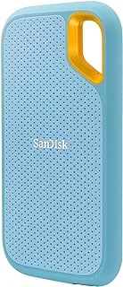 SSD المحمول SanDisk Extreme بسعة 2 تيرابايت - ما يصل إلى 1050 ميجابايت/ثانية - USB-C، USB 3.2 Gen 2 - محرك أقراص الحالة الصلبة الخارجي - SDSSDE61-2T00-G25B