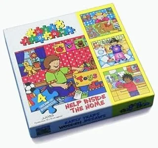 Help Inside Home Puzzles - Set Of 4