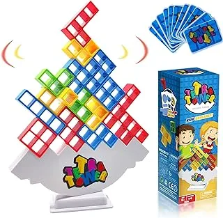 Mumoo Bear Balance Tower Stacking Toys,Board Games for Kids & Adults,Balance Game Building Blocks,Perfect for Family Games, Parties, Travel