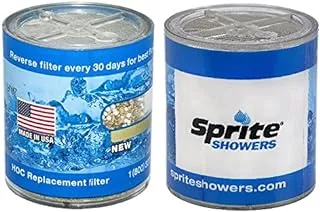 خرطوشة استبدال فلتر الدش Sprite Showers HOC-2 Sprite Industries، باللون الأزرق