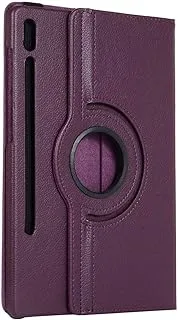 AWH Smart Cover Case for Samsung Galaxy Tab (S7/870), 360 Degree Rotating Stand, [Auto Sleep/Wake], Folio Leather Smart Cover Case for Samsung Galaxy Tab, Slim Lightweight Stand Cover, Purple.