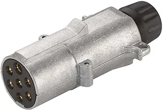 HELLA 8JA 003 831-001 Plug - 24V - 7-pin connector - Plug: Screw Contact - Metal - DIN / ISO: 1185