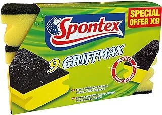 Spontex Griffmax Sponges 9Pcs