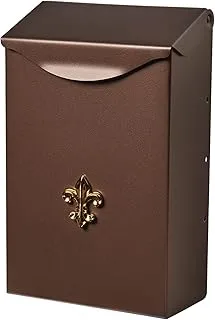 City Classic 6.3-in x 9.8-in Metal Venetian Bronze Wall Mount Mailbox