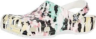 Crocs Classic Tie Dye Mania Clog, Unisex-Adult Clog Multi/White, 36/37 EU