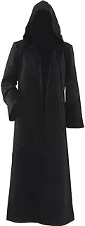 Men's Cosplay Cloak Robe Costume Halloween Tunic Hooded Uniform