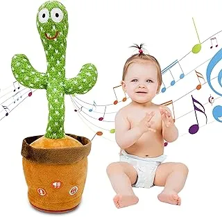 Ava's Toys Volume Control Dancing Cactus- Voice Recorder Baby Toys- Talking and Singing Plush Cactus Repeat What You Say - Educational Toys, Learning Toys