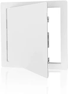 SUMASAI Plumbing Access Panel Access Panel 12 x 12 inch Access Door with Removable Hinged Door Reinforced Durable Plastic Drywall Access Panel White