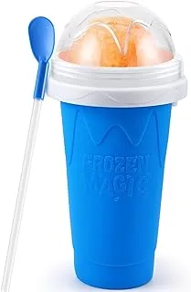 AWH Slushy Cup - Frozen Magic Slushie Maker Cup Squeeze, Cool Fun Stuff Things Gadgets For Teens Kids (Blue)