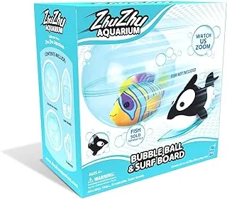 Zhu Zhu Aquarium Bubble Ball And Surfboard