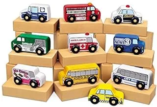 Lakeshore Hardwood Community Toy Vehicles 10-Pieces Set