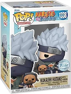 Funko Pop! Animation: Naruto - Kakashi with Pakkun (Exc), Collectable Toy Figure For Collectors and Display - 60401