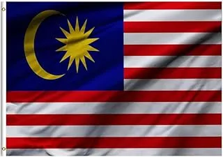 BPA® Malaysia Flag For Indoor Outdoor Home, Office & Events (90x150cm)