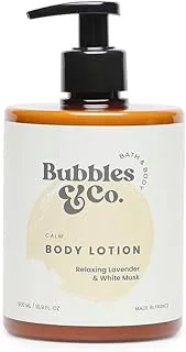 BUBBLES&CO RELAXING LAVENDAR &WHITE MUSK BODY LOTION 500ML