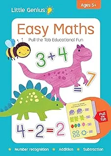 Little Genius - Pull The Tab Flash Cards - Easy Maths