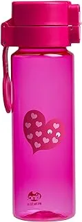 Tinc Mallo Flip and Clip Water Bottle 550 ml Capacity, Water Bottle for Kids | Kids Water Bottle for School | Pink