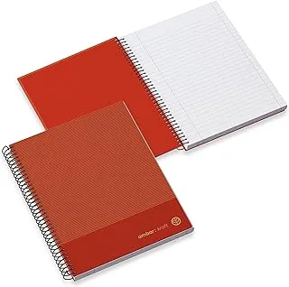 Ambar 100 Sheets 90 GSM Kraft FSC Hard Cover Spiral Note Book, A5 Size