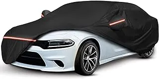 for Dodge Charger Car Cover Waterproof All Weather, 6 Layers Car Cover Waterproof All Weather 210T Windproof Fit for Dodge Charger 2006-2021