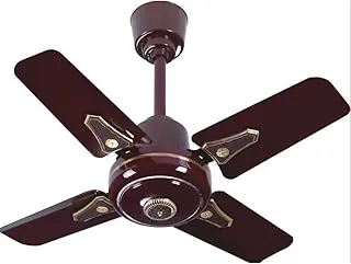 MODI 24 Inch Ceiling Fan - 70 W | Indoor Four Leaf small Ceiling Fan with 5 Speed Regulation | Small Cooling Fan Voltage AC220-240V 50/60Hz