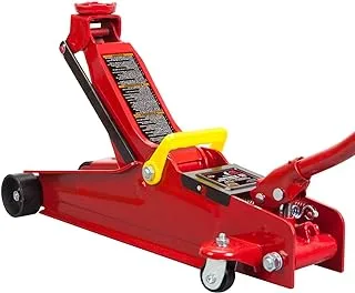 TCE TCET825051R Torin Low Profile Hydraulic Trolly Jack, 2.5 Ton (5,000 lb) Capacity, Red