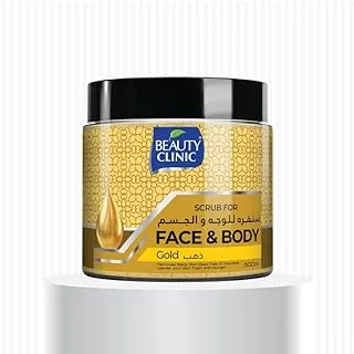 Beauty Clinic Gold Face and Body Scrub 500 ml