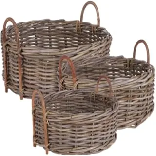 Suncoast Cameo Basket Natural Rattan Fiber/Plastic (S) (One Unit Only)