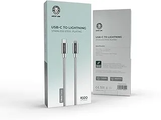 Green Lion Non-MFi Type-C to Lightning 20W 1Meter - Silver