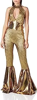 Costume Culture Women's Disco Diva Gold Costume