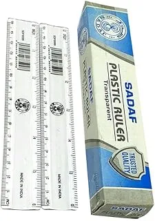 TRANSPARENT PLASTIC RULER 15CM