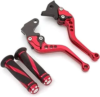 Krace Motorcycle Clutch Brake Levers Set Fit For Yamaha YFM 700R Raptor 700 2008 2009 2010 2011 2012 2013 2014 2015 2016 2017 2018 Adjustable w. 7/8