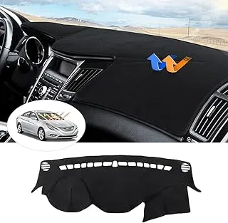 Cartist Dash Cover Compatible with Hyundai Sonata 2011 2012 2013 2014 Dashboard Cover Mat Non-Slip Carpet Sunshield Glare UV Rays Protector