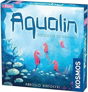 Thames & Kosmos Aqualin | Beautiful 2 Player Strategy Board Game | Kosmos Games | Ages 8 and Up | Quality Plastic Tiles | Beautiful Artwork