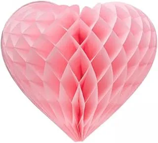 Italo Heart Shaped Decorative Paper 8-Piece Set, Pink