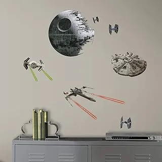 BPA® Star Wars Classic Spaceships Peel And Stick Wall Decals, Multicolor, Rmk3012Scs