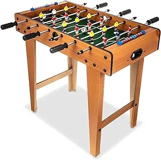 SKY LAND Tabletop Foosball Table: Portable Mini Table Football/Soccer Game Set for Adults and Kids - Includes Two Balls and Score Keeper