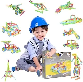 UKR Build & Play 10 Models 179 Pcs | Educational Building Toys | cars | Helicopter | Airplanes | Motorbike