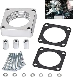 YESHMA Throttle Body Spacer Compatible with Jeep Wrangler TJ YJ 1987-2006, Throttle Body Spacer Compatible with Cherokee XJ 1984-2001