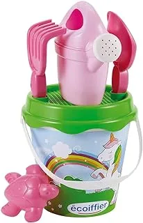 ECOIFFIER - BEACH 17 CM UNICORN IML BUCKET WITH ACCESSORIES